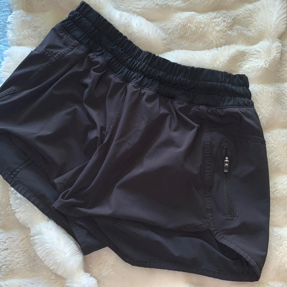 LULULEMON black running shorts